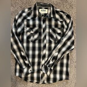 Urban Pipeline Lone Sleeve Button Up Men Small